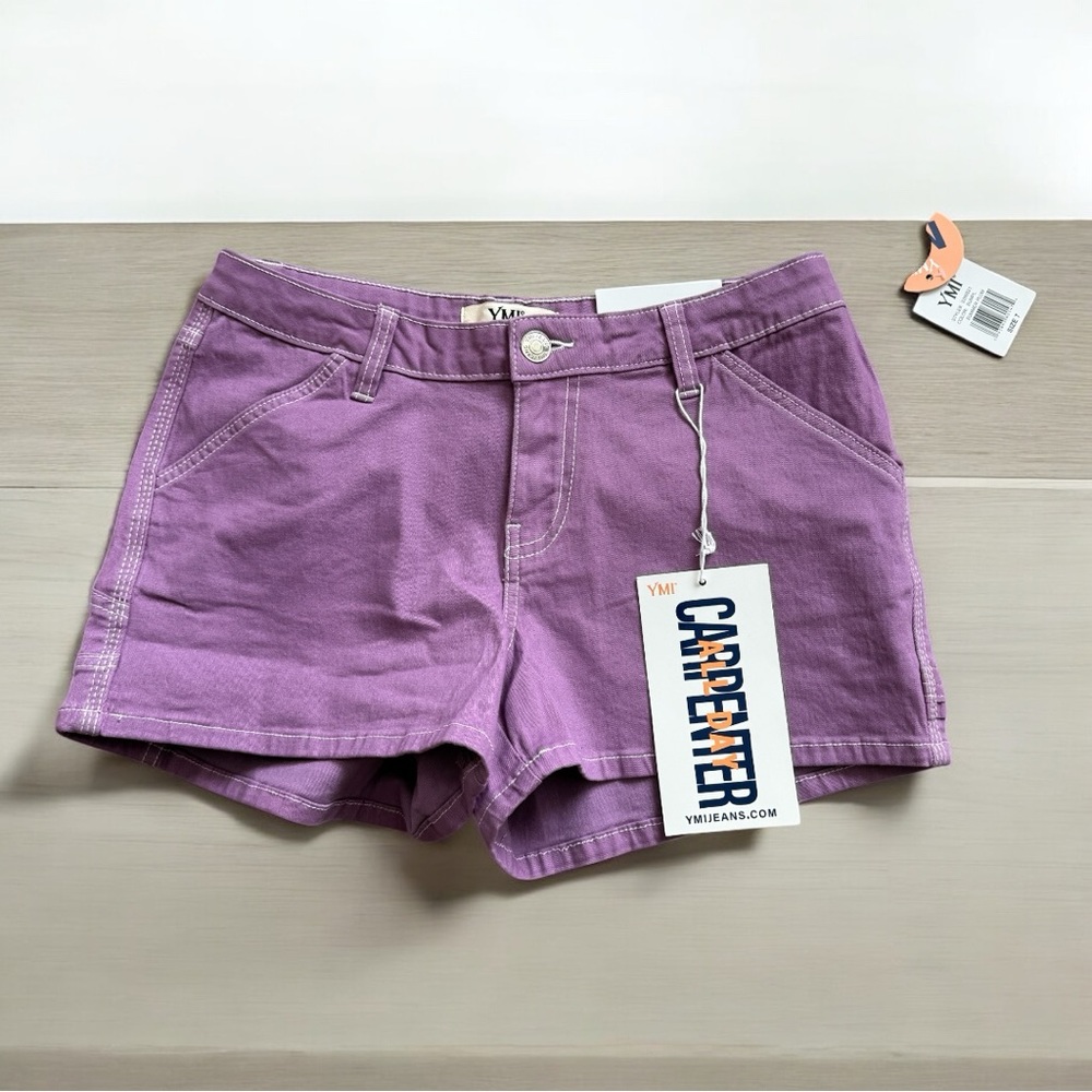 NWT, YMI Purple Bermuda Shorts Classic Tailored Design
